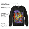 Canyon Purple 4s DopeSkill Sweatshirt Chillin Graphic