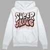 Rose Whisper Dunk Low DopeSkill Hoodie Sweatshirt Super Sauce Graphic - White 
