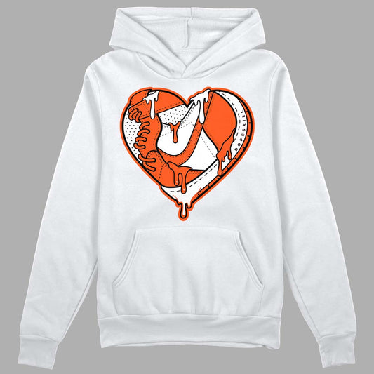 Starfish 1s DopeSkill Hoodie Sweatshirt Heart Jordan 1 Graphic - White