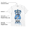 AJ 6 University Blue DopeSkill T-Shirt Sneaker Bear Graphic