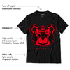 AJ 4 Red Thunder DopeSkill T-shirt SNK Bear Graphic