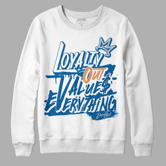 Jordan 3 Retro Wizards DopeSkill Sweatshirt LOVE Graphic Streetwear - White