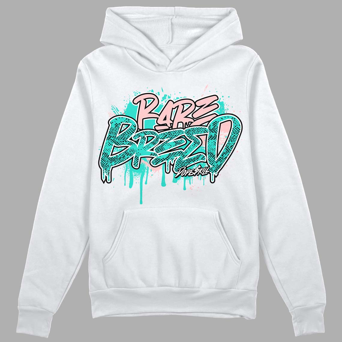 Green Snakeskin Dunk Low DopeSkill Hoodie Sweatshirt Rare Breed Graphic - White