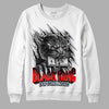 Jordan 3 Retro White Cement Reimagined DopeSkill Sweatshirt Black King Graphic Streetwear - White