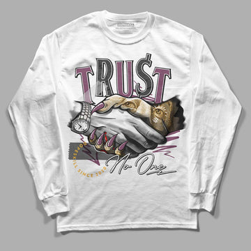 Brotherhood 1s High OG DopeSkill Long Sleeve T-Shirt Trust No One Graphic - White