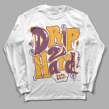 Brotherhood 1s High OG DopeSkill Long Sleeve T-Shirt Drip Too Hard Graphic - White