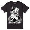 Dunk Low Panda White Black DopeSkill T-Shirt MOMM Bear Graphic - Black