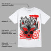 Cherry 11s DopeSkill T-Shirt MOMM Skull Graphic