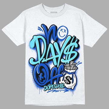 SB Dunk Argon DopeSkill T-Shirt No Days Off Graphic - White 