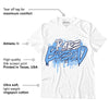 AJ 6 University Blue DopeSkill T-Shirt Rare Breed Graphic