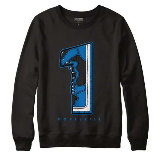 AJ 1 Dark Marina Blue DopeSkill Sweatshirt No.1 Graphic