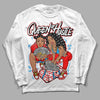 Fruity Pebbles Dunks DopeSkill Long Sleeve T-Shirt Queen Of Hustle Graphic - White