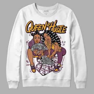 Brotherhood 1s High OG DopeSkill Sweatshirt Queen Of Hustle Graphic - White 