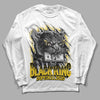 Lightning 4s DopeSkill Long Sleeve T-Shirt Black King Graphic - White