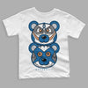 Jordan 3 Retro Wizards DopeSkill Toddler Kids T-shirt Leather Bear Graphic Streetwear - White 