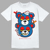 Messy Room 4s DopeSkill T-Shirt New Double Bear Graphic - White