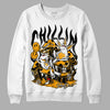 Black Taxi 12s DopeSkill Sweatshirt Chillin Graphic - White 