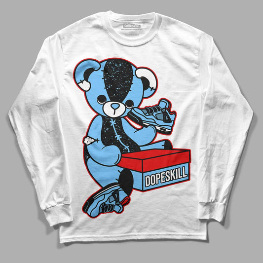 Travis Scott x Jordan 4 Retro 'Cactus Jack' DopeSkill Long Sleeve T-Shirt Sneakerhead BEAR Graphic Streetwear - White 