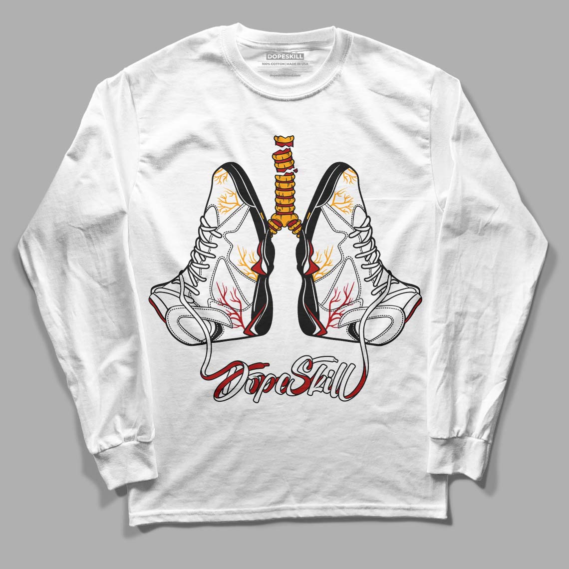 Cardinal 7s DopeSkill Long Sleeve T-Shirt Breathe Graphic - White 