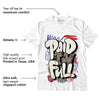 AJ 4 Sail Canvas DopeSkill T-Shirt New Paid In Full Graphic