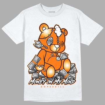 Wmns Dunk Low 'Magma Orange DopeSkill T-Shirt MOMM Bear Graphic Streetwear - White