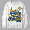 Dunk Blue Jay and University Gold DopeSkill Sweatshirt LOVE Graphic Streetwear - White