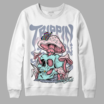 Easter 5s DopeSkill Sweatshirt Trippin Graphic - White