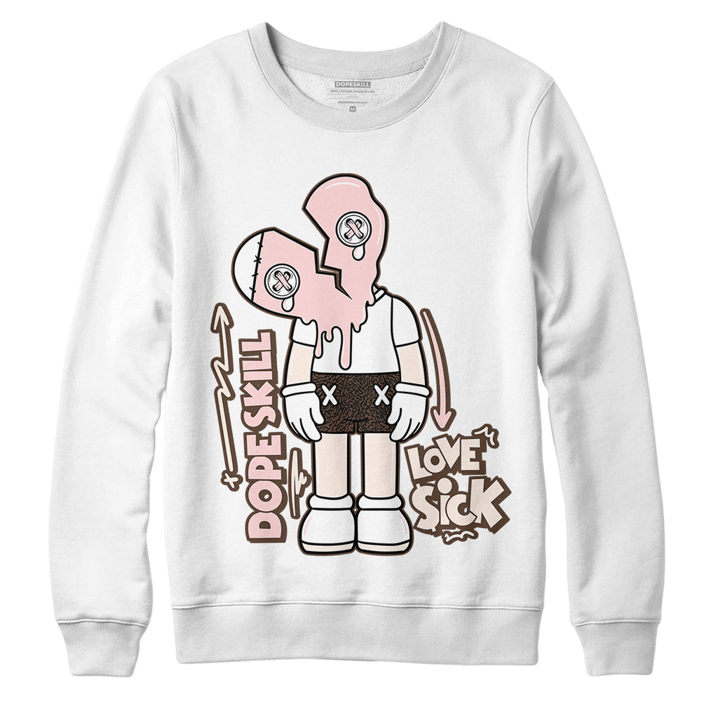 Jordan 3 Neapolitan DopeSkill Sweatshirt Love Sick Boy Graphic