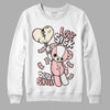  Jordan 1 High OG WMNS Washed Pink DopeSkill Sweatshirt Love Sick Graphic Streetwear - White