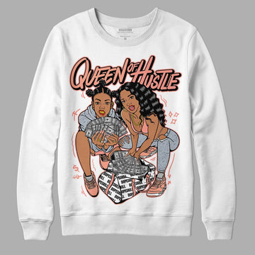 DJ Khaled x Jordan 5 Retro ‘Crimson Bliss’ DopeSkill Sweatshirt Queen Of Hustle Graphic Streetwear - White 