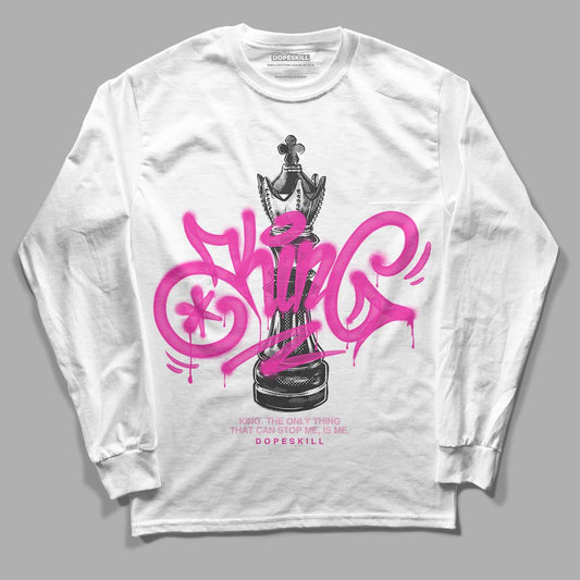 Dunk Low Triple Pink DopeSkill Long Sleeve T-Shirt King Chess Graphic Streetwear - White