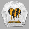 Black Taxi 12s DopeSkill Long Sleeve T-Shirt Juneteenth Heart Graphic - White 