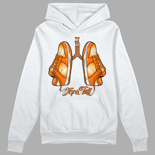 Wmns Dunk Low 'Magma Orange DopeSkill Hoodie Sweatshirt Breathe Graphic Streetwear - White