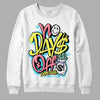 Candy Easter Dunk Low DopeSkill Sweatshirt No Days Off Graphic - White 