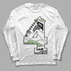 Jordan 4 Retro “Seafoam” DopeSkill Long Sleeve T-Shirt No.4 Graphic Streetwear  - White 