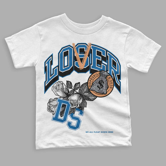 Jordan 3 Retro Wizards DopeSkill Toddler Kids T-shirt Loser Lover Graphic Streetwear - White