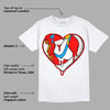 Fruity Pebbles Dunks DopeSkill T-Shirt Heart AJ Graphic