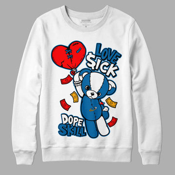 Messy Room 4S DopeSkill Sweatshirt Love Sick Graphic - White
