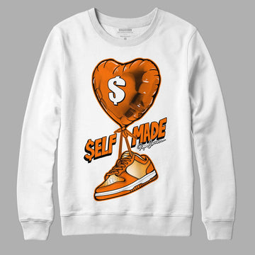 Wmns Dunk Low 'Magma Orange DopeSkill Sweatshirt Self Made Graphic Streetwear - White