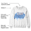 AJ 6 University Blue DopeSkill Sweatshirt Rare Breed Graphic