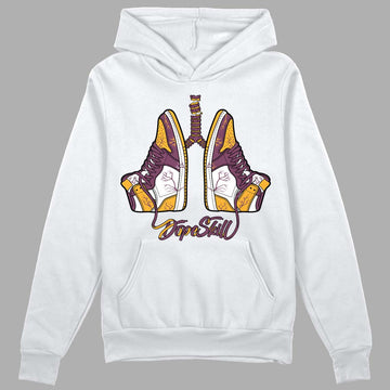 Brotherhood 1s High OG DopeSkill Hoodie Sweatshirt Breathe Graphicv - White 