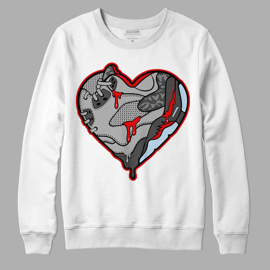 Jordan 5 Retro P51 Camo DopeSkill Sweatshirt Heart Jordan 5 Graphic Streetwear - White 