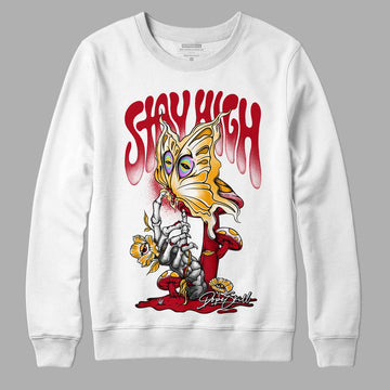 Cardinal 7s DopeSkill Sweatshirt Stay High Graphic - White 