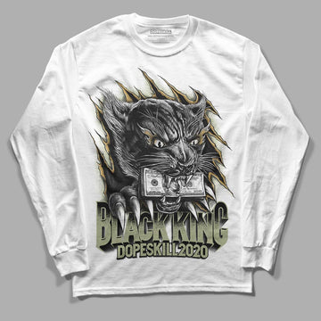 Jade Horizon 5s DopeSkill Long Sleeve T-Shirt Black King Graphic - White