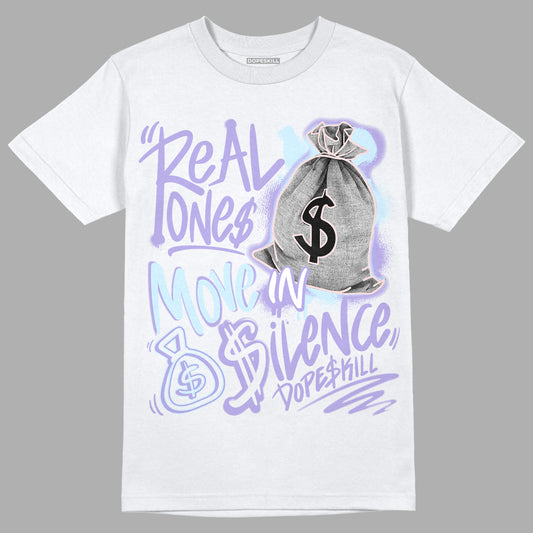 Easter Dunk Low DopeSkill T-Shirt Real Ones Move In Silence Graphic - White 