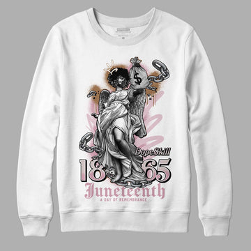 Dunk Low Teddy Bear Pink DopeSkill Sweatshirt Juneteenth Graphic - White 