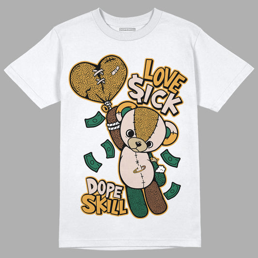 Safari Dunk Low DopeSkill T-Shirt Love Sick Graphic - White 