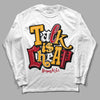 Cardinal 7s DopeSkill Long Sleeve T-Shirt Talk Is Chip Graphic - White 