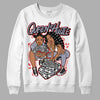 Jordan 13 Retro 'Black Flint' DopeSkill Sweatshirt Queen Of Hustle Graphic Streetwear - White