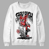 Dunk Low Panda White Black DopeSkill Sweatshirt Stay High Graphic - White 